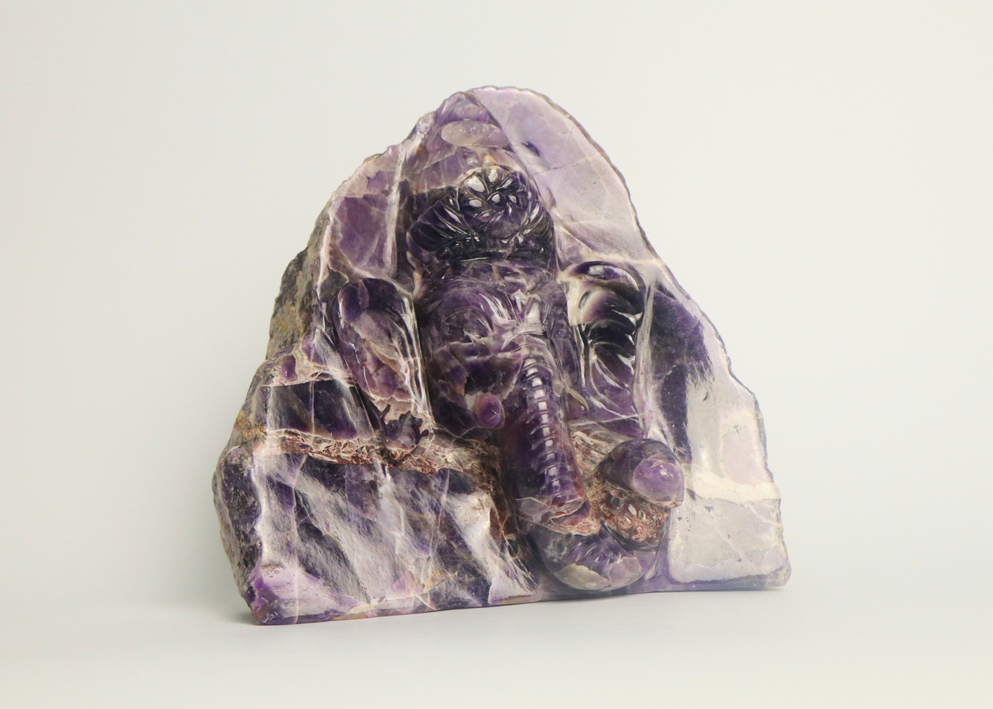 Ganesha Statue - Amethyst (15.5cm)