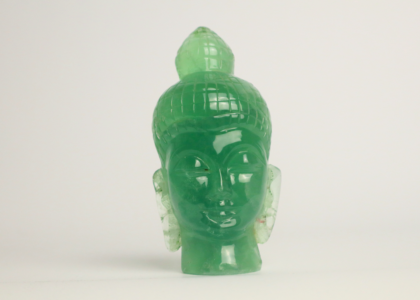 Buddha Head - Green Fluorite (15cm)