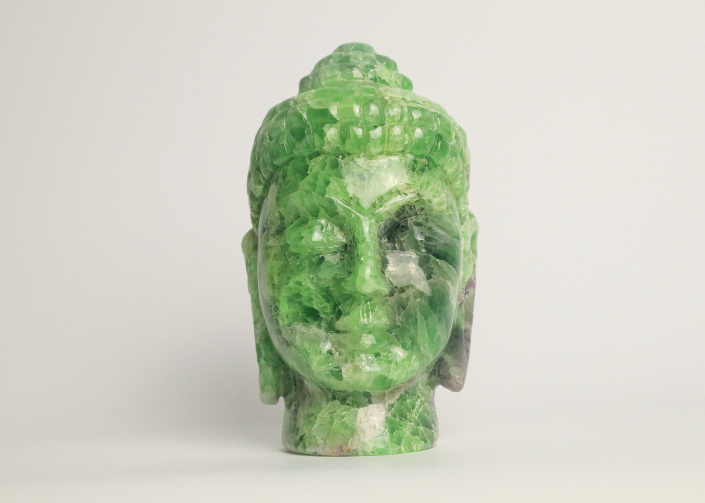 Buddha Head - Rainbow Fluorite  (17.5cm)