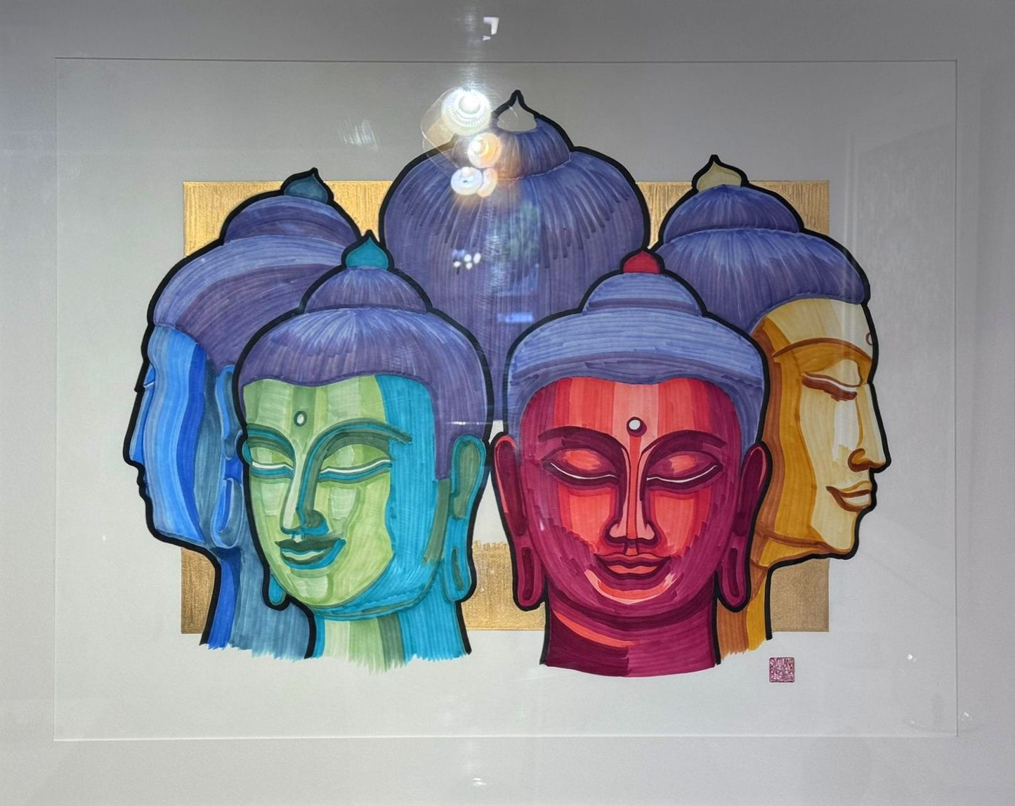 The Five Buddhas (Original by Svitlana Babayeva)