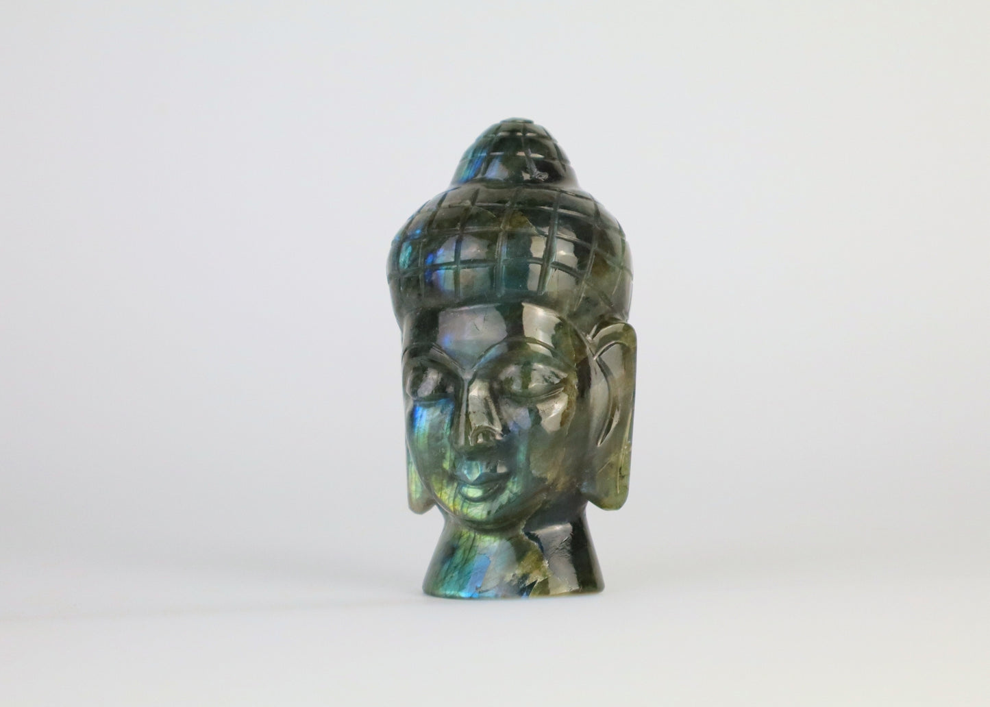 Buddha Head - Labradorite (9.5 cm)