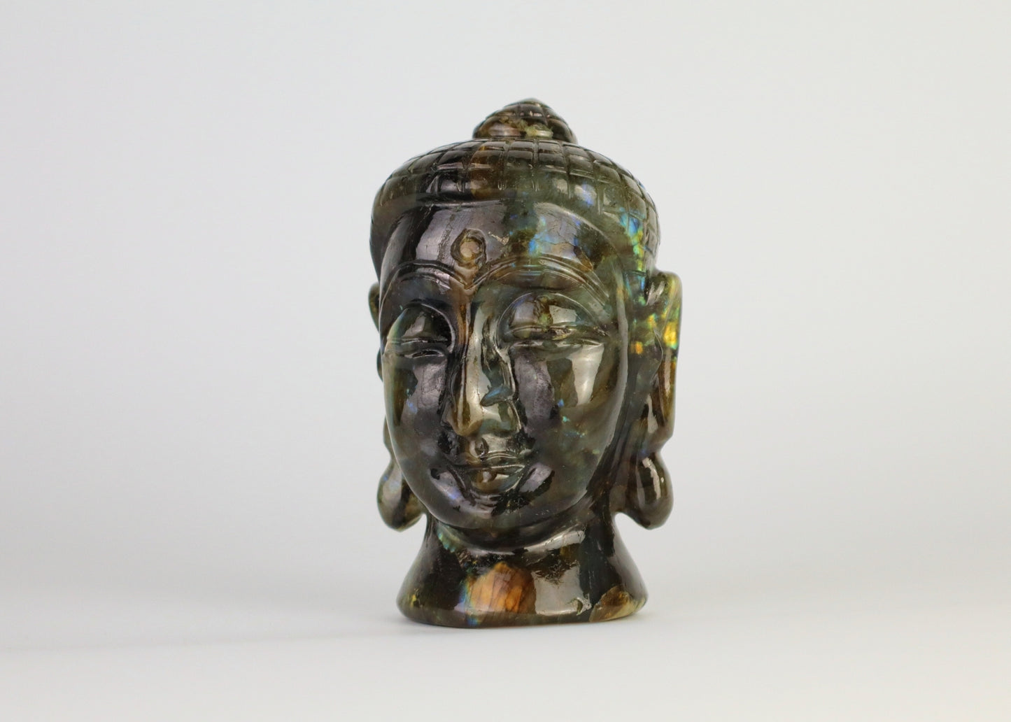 Handmade Labradorite Buddha Statue