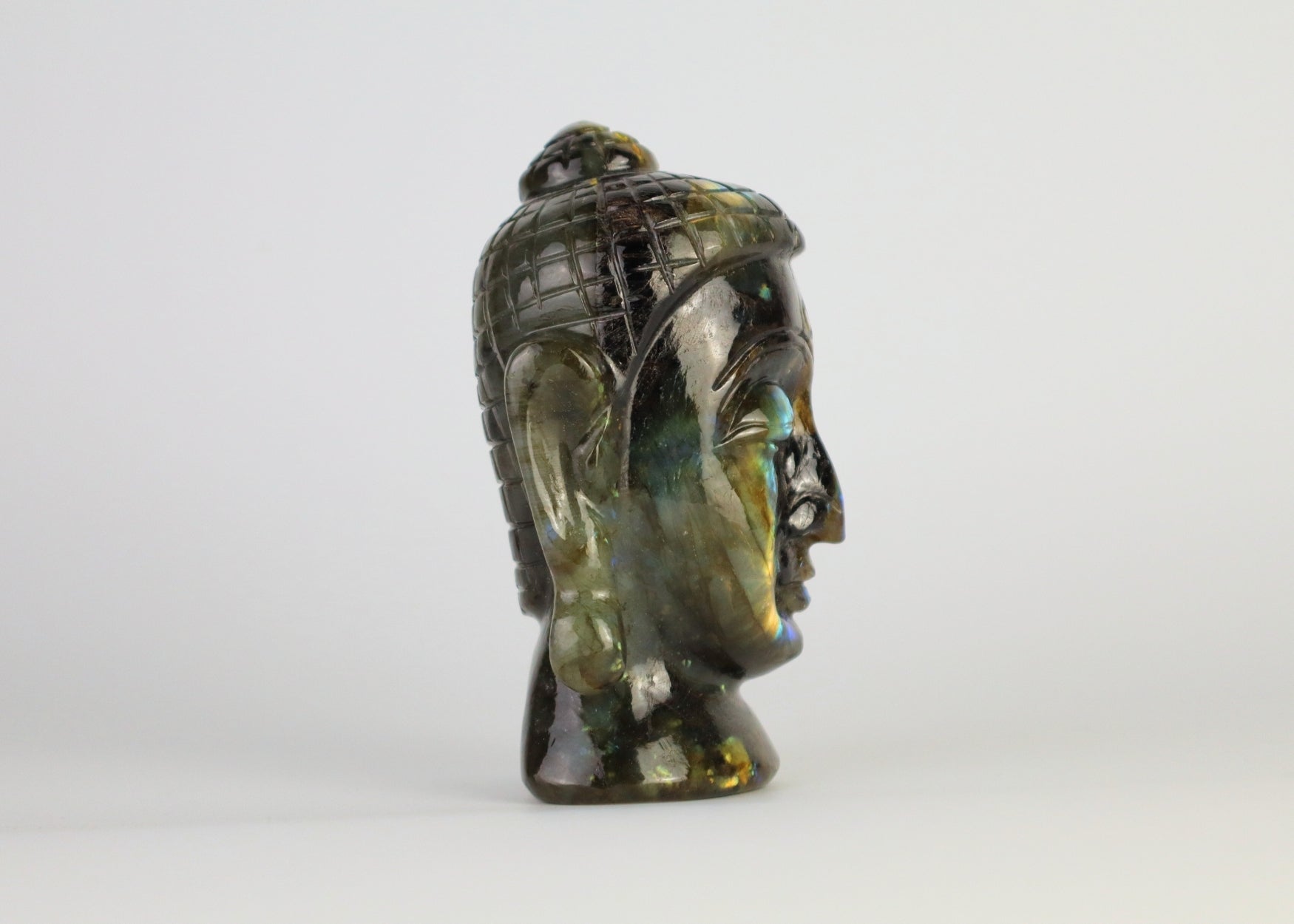 Handmade Labradorite Buddha Statue