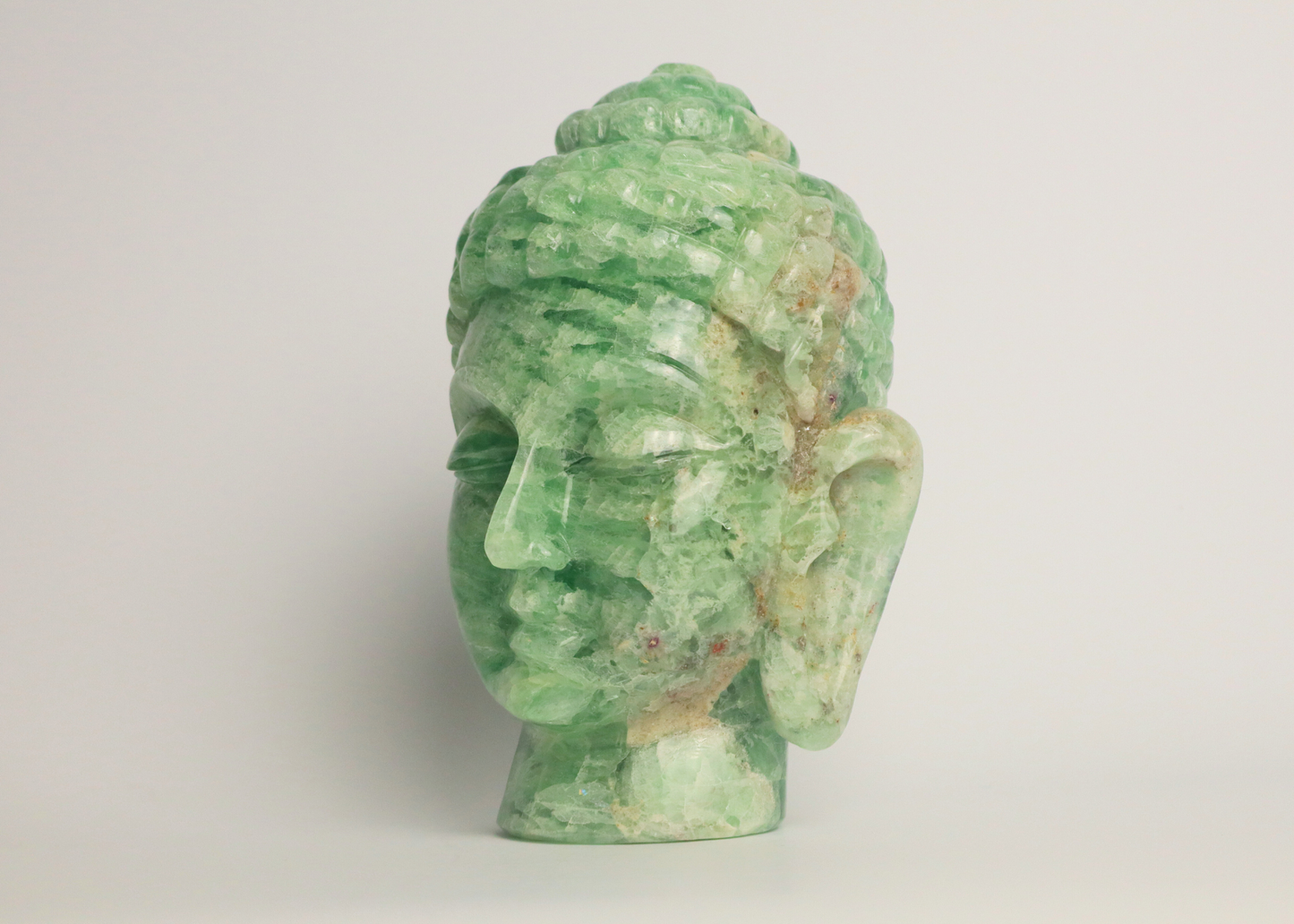 Buddha Head - Rainbow Fluorite (18cm)