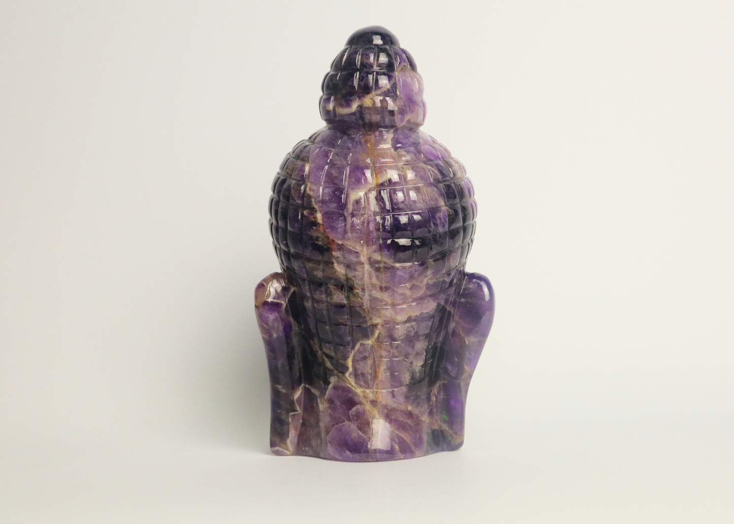 Buddha Head - Amethyst (18cm)