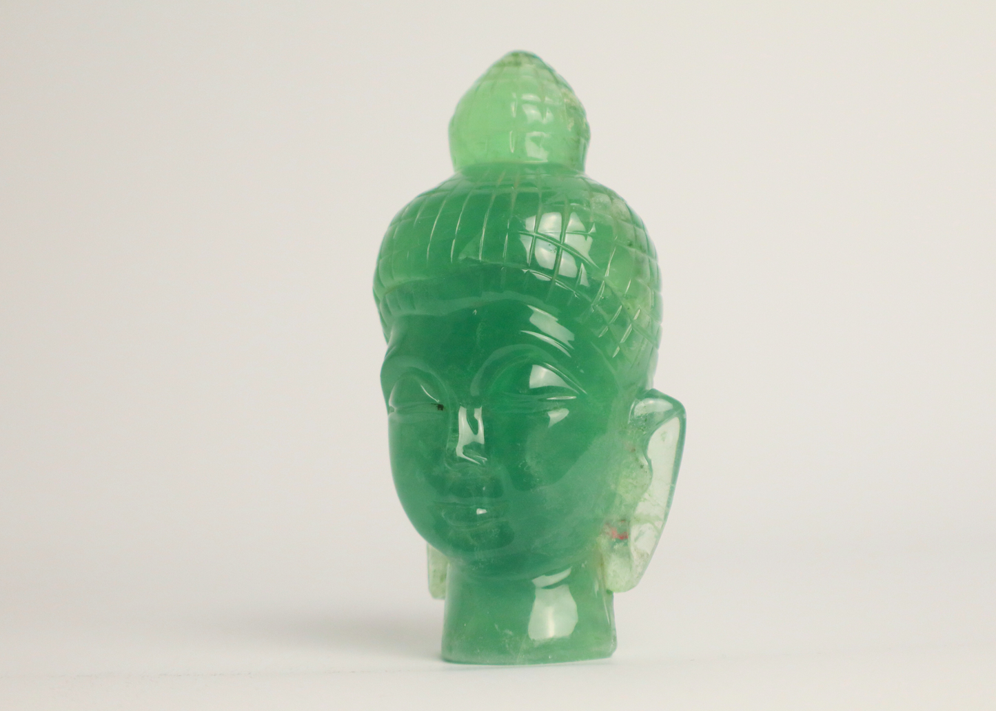 Buddha Head - Green Fluorite (15cm)