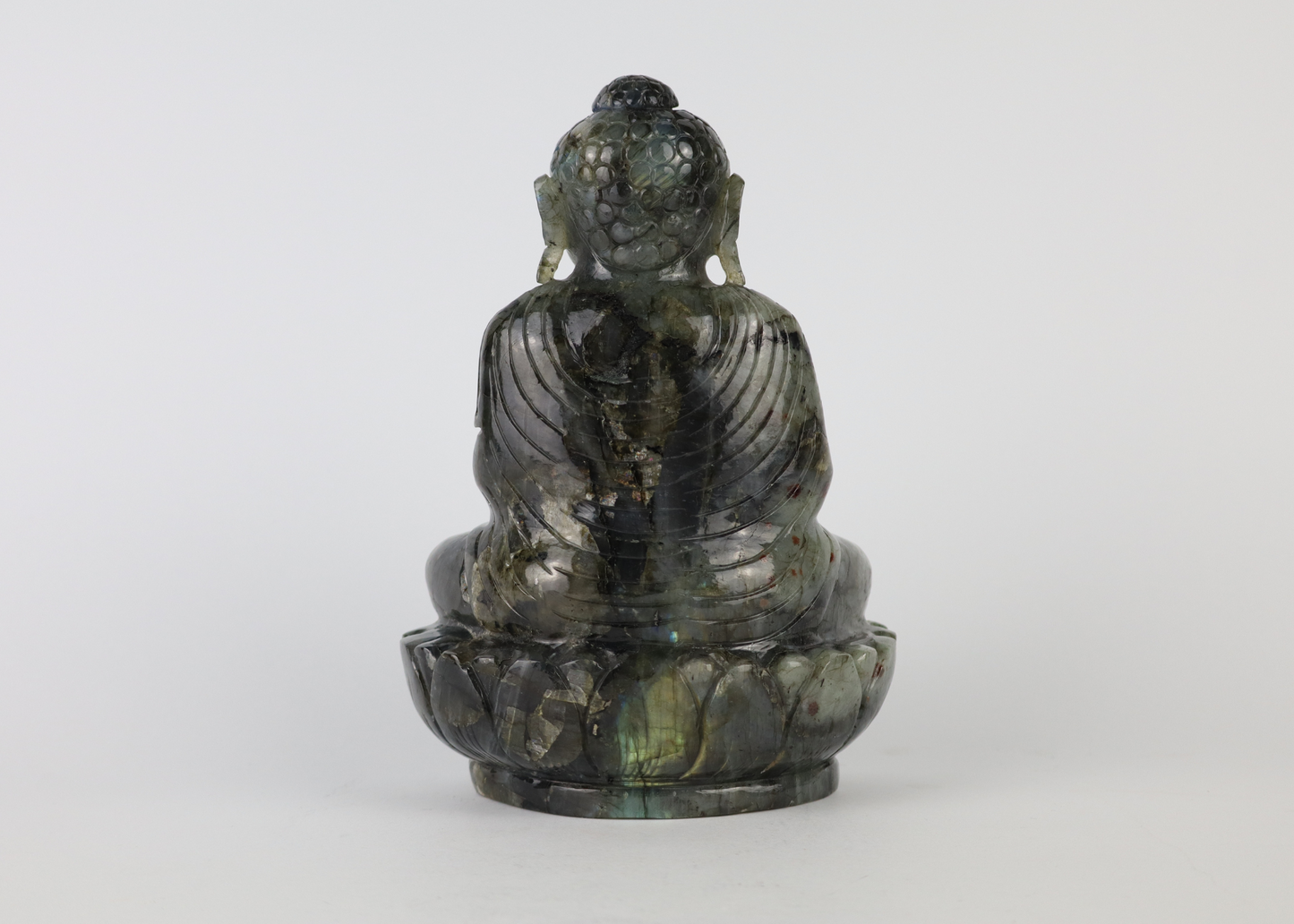 Sitting Buddha - Labradorite (18 cm)