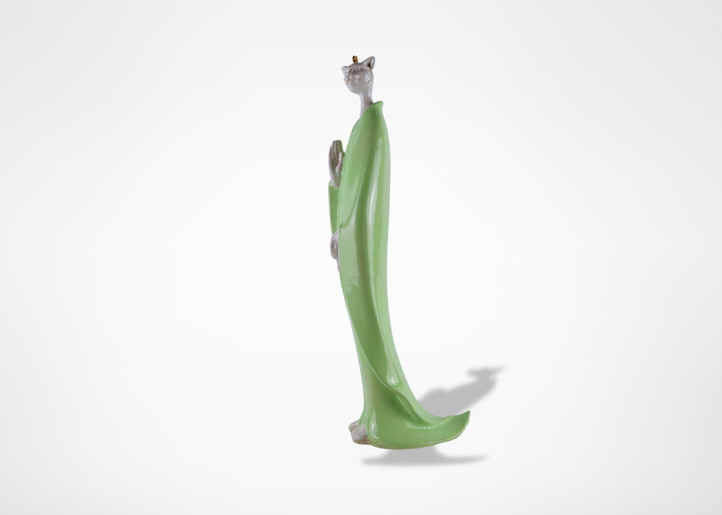 Cat - Ceramic (Tea Green)