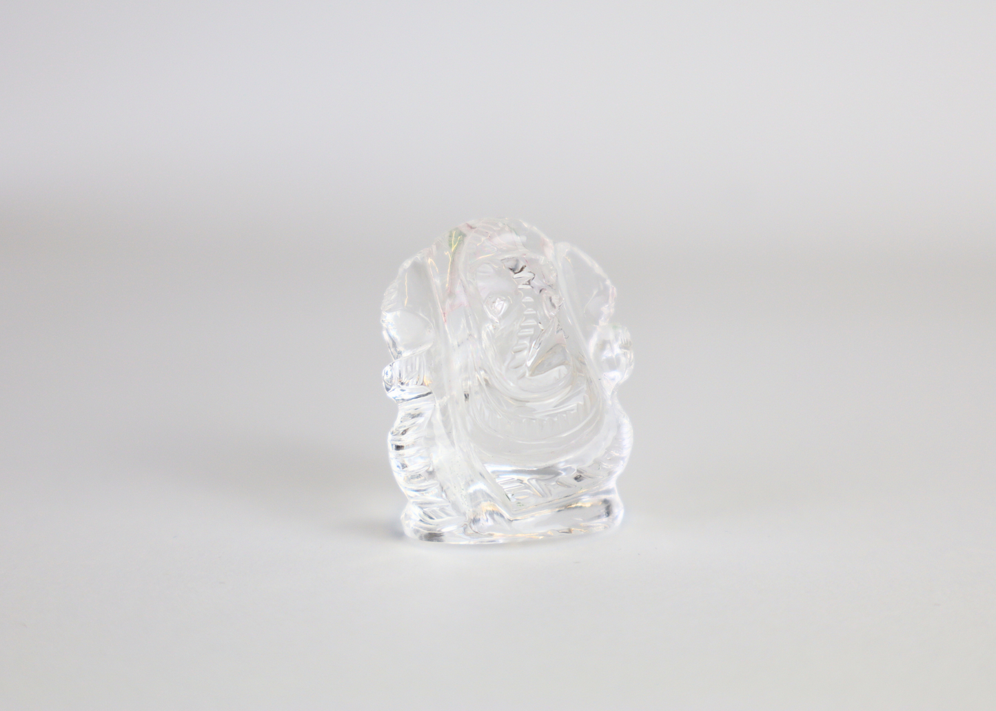 Tiny Clear Quartz Ganesha (3.5 cm)