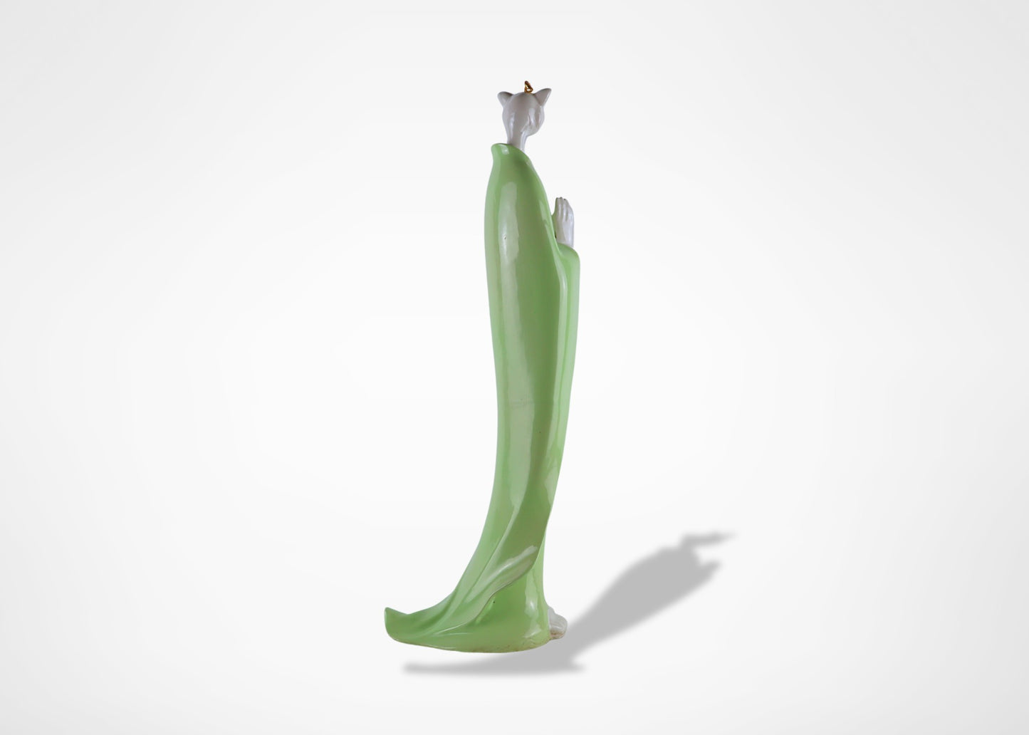 Cat - Ceramic (Tea Green)