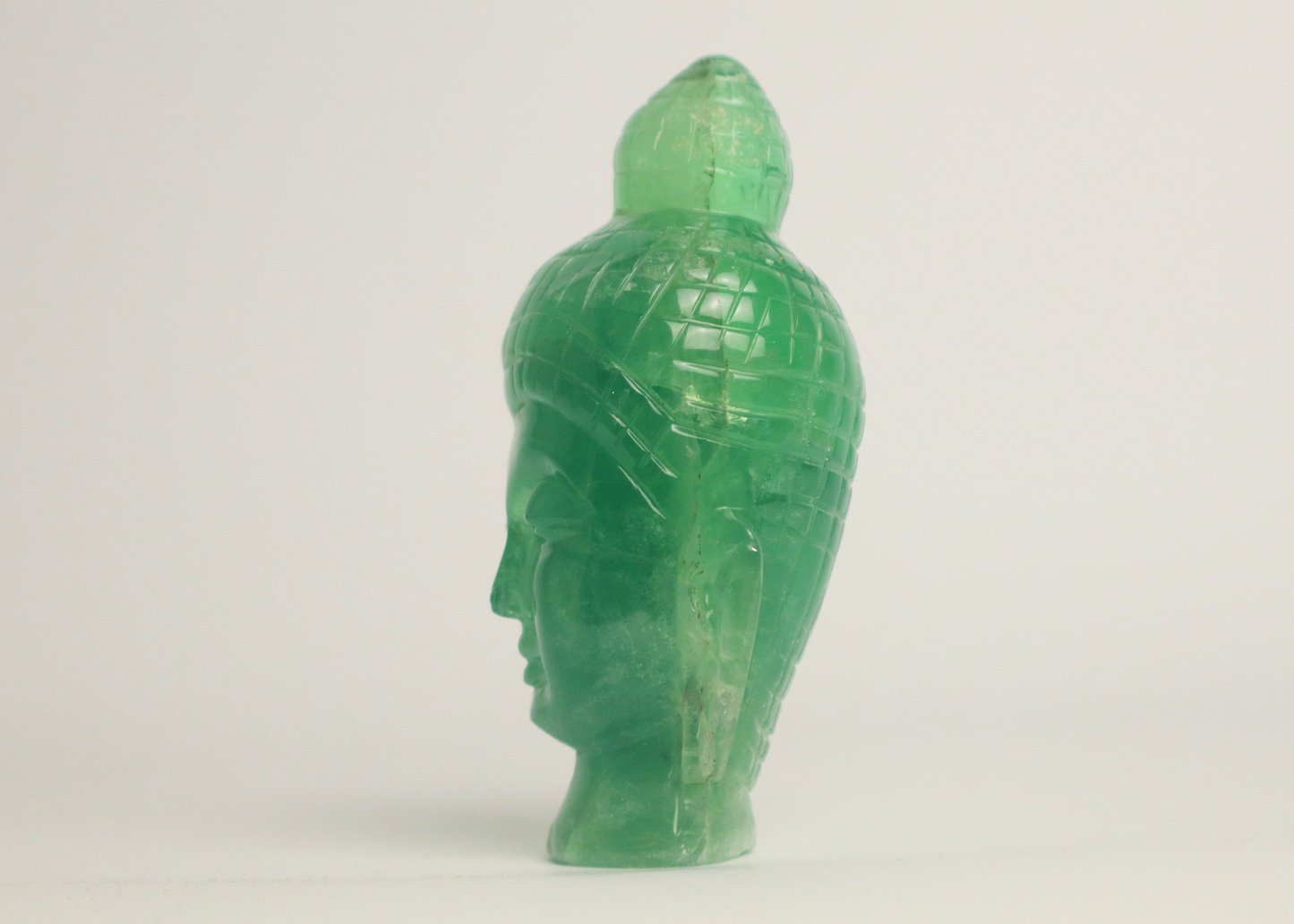 Buddha Head - Green Fluorite (15cm)