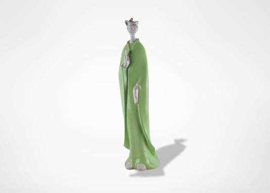 Cat - Ceramic (Tea Green)