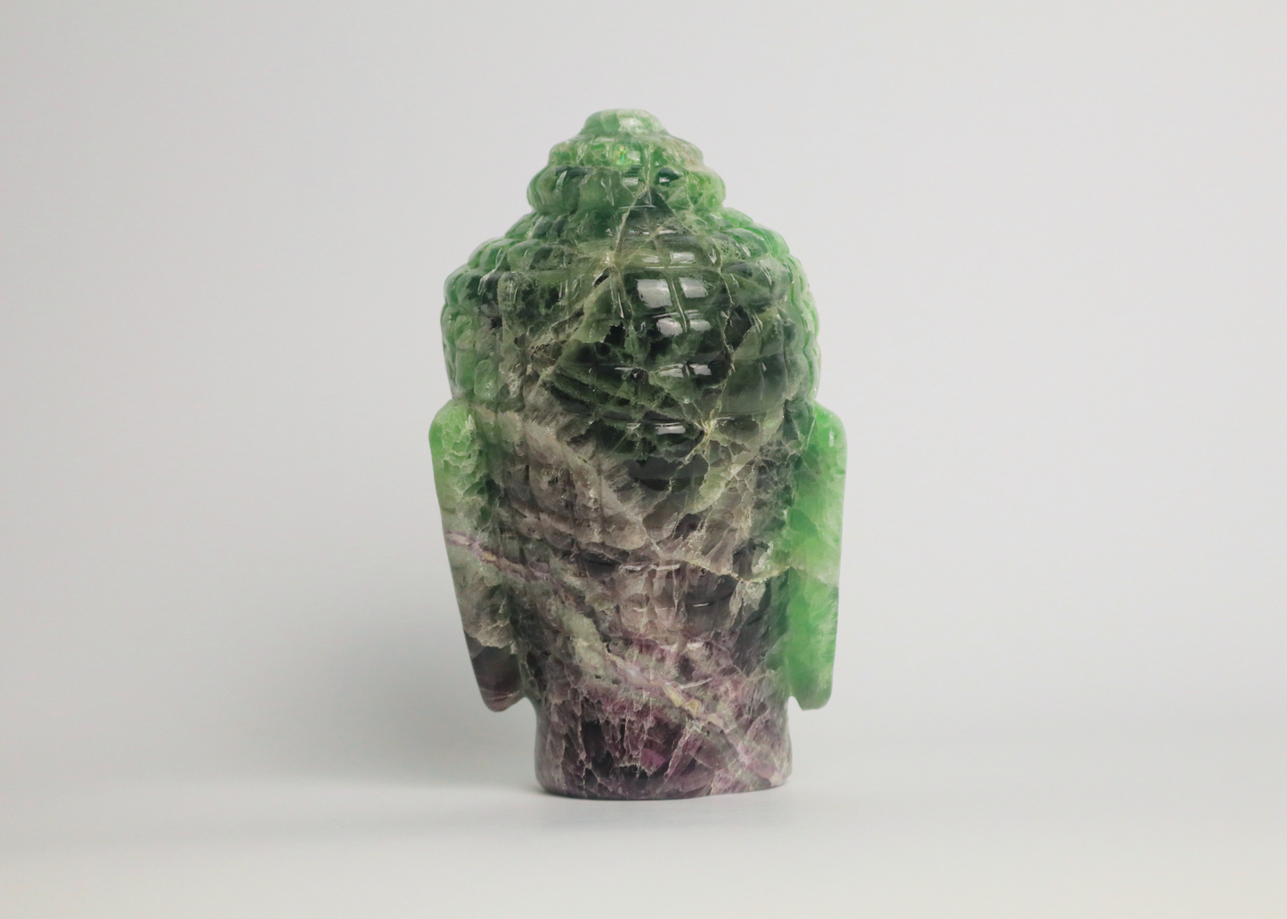 Buddha Head - Rainbow Fluorite  (17.5cm)