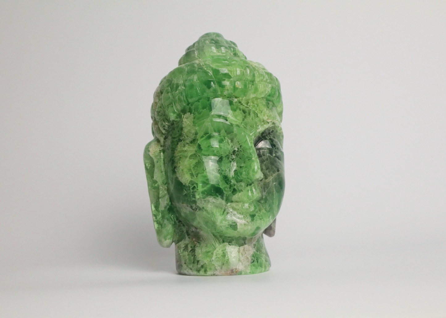 Buddha Head - Rainbow Fluorite  (17.5cm)