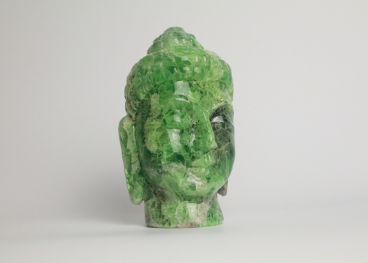 Buddha Head - Rainbow Fluorite  (15.5cm)