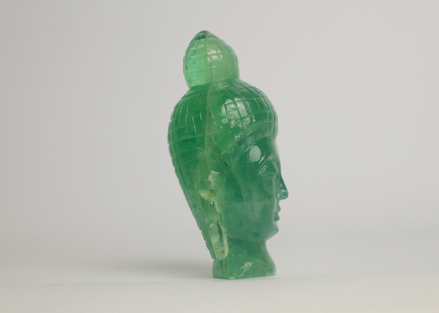 Buddha Head - Green Fluorite (15cm)