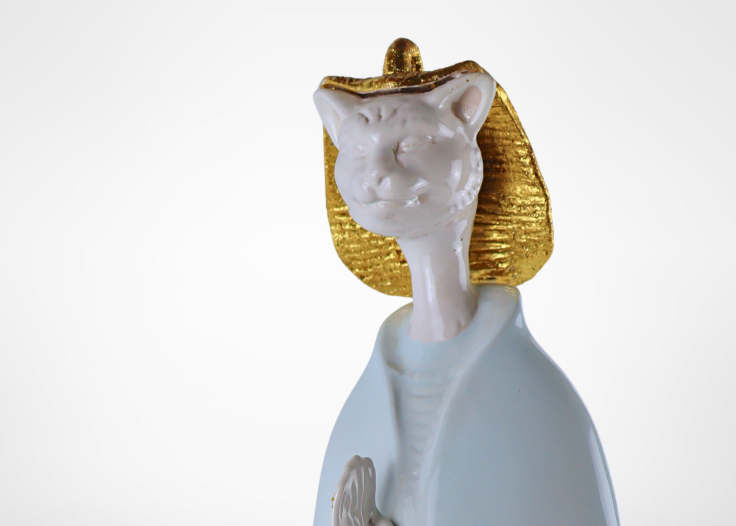 Cat - Ceramic (Ice Blue)