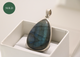 Teardrop Labradorite Pendant (Sterling Silver)