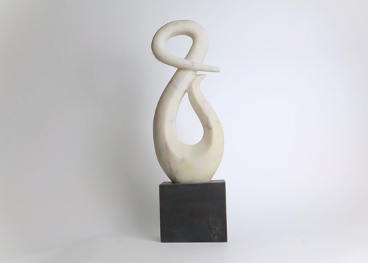 Infinity I - Black & White Marble (48 cm)