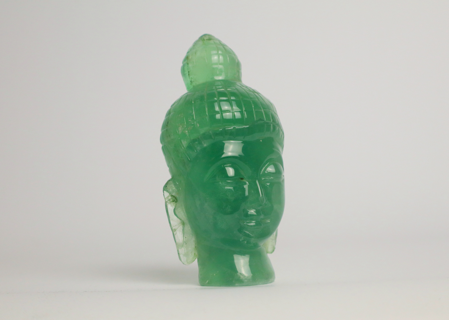 Buddha Head - Green Fluorite (15cm)