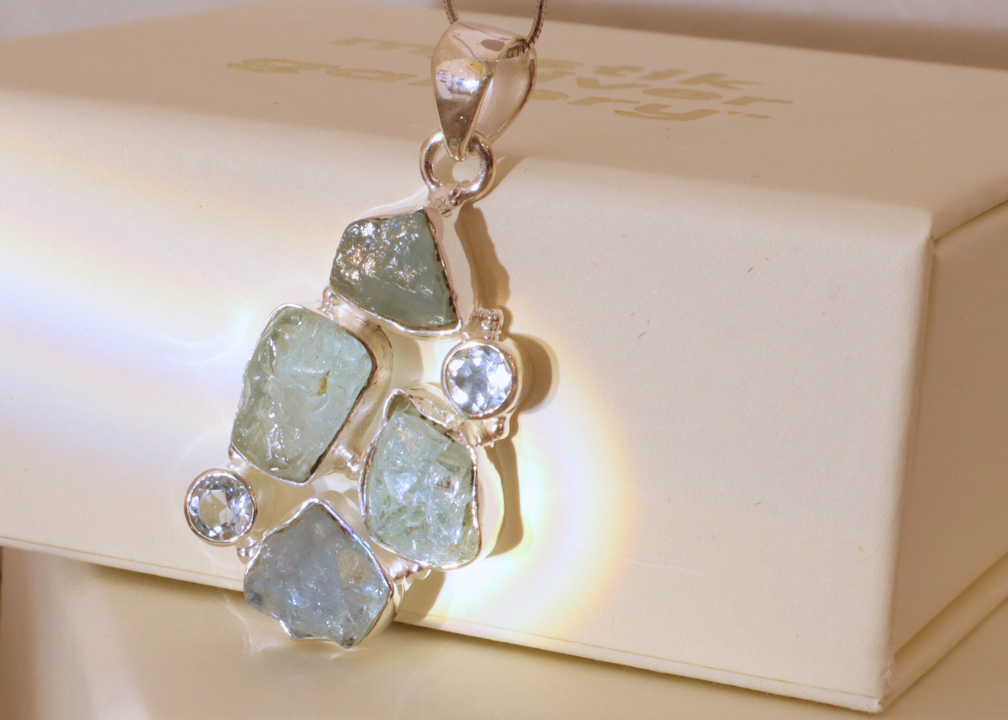 Aquamarine Pendant - Constellation
