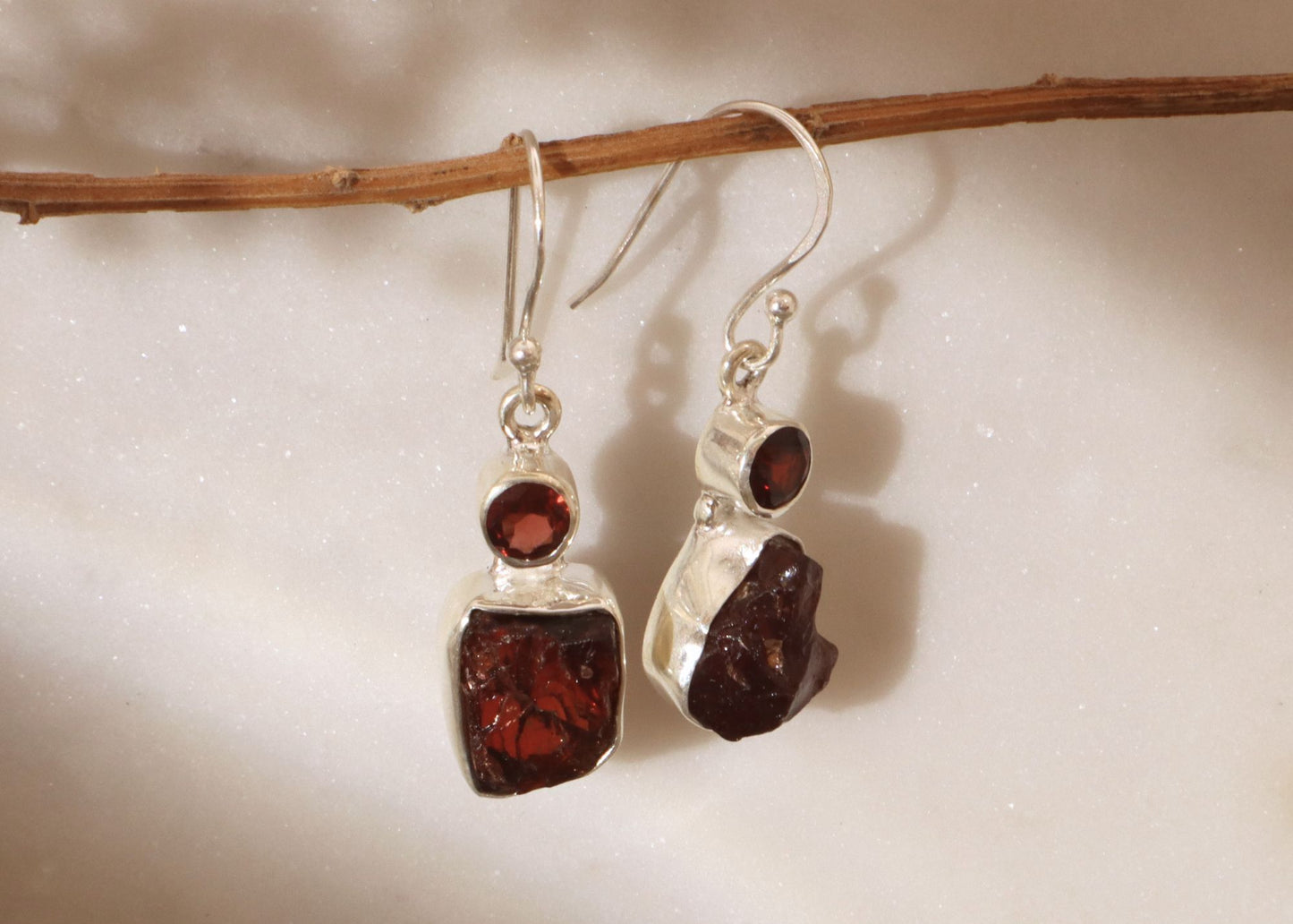 Hessonite Garnet Earrings II
