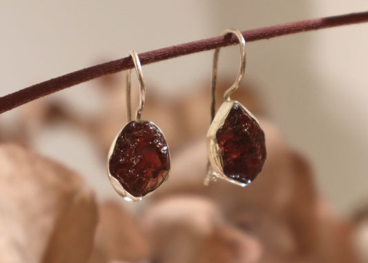 Hessonite Garnet Earrings
