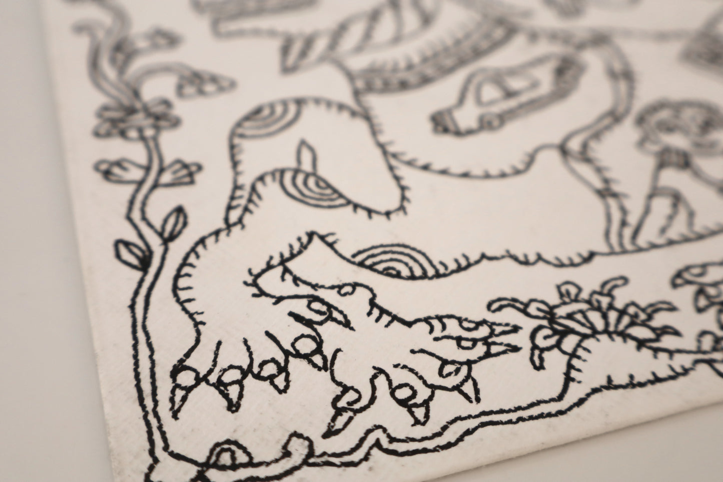 Handmade Envelope VI - Tiger