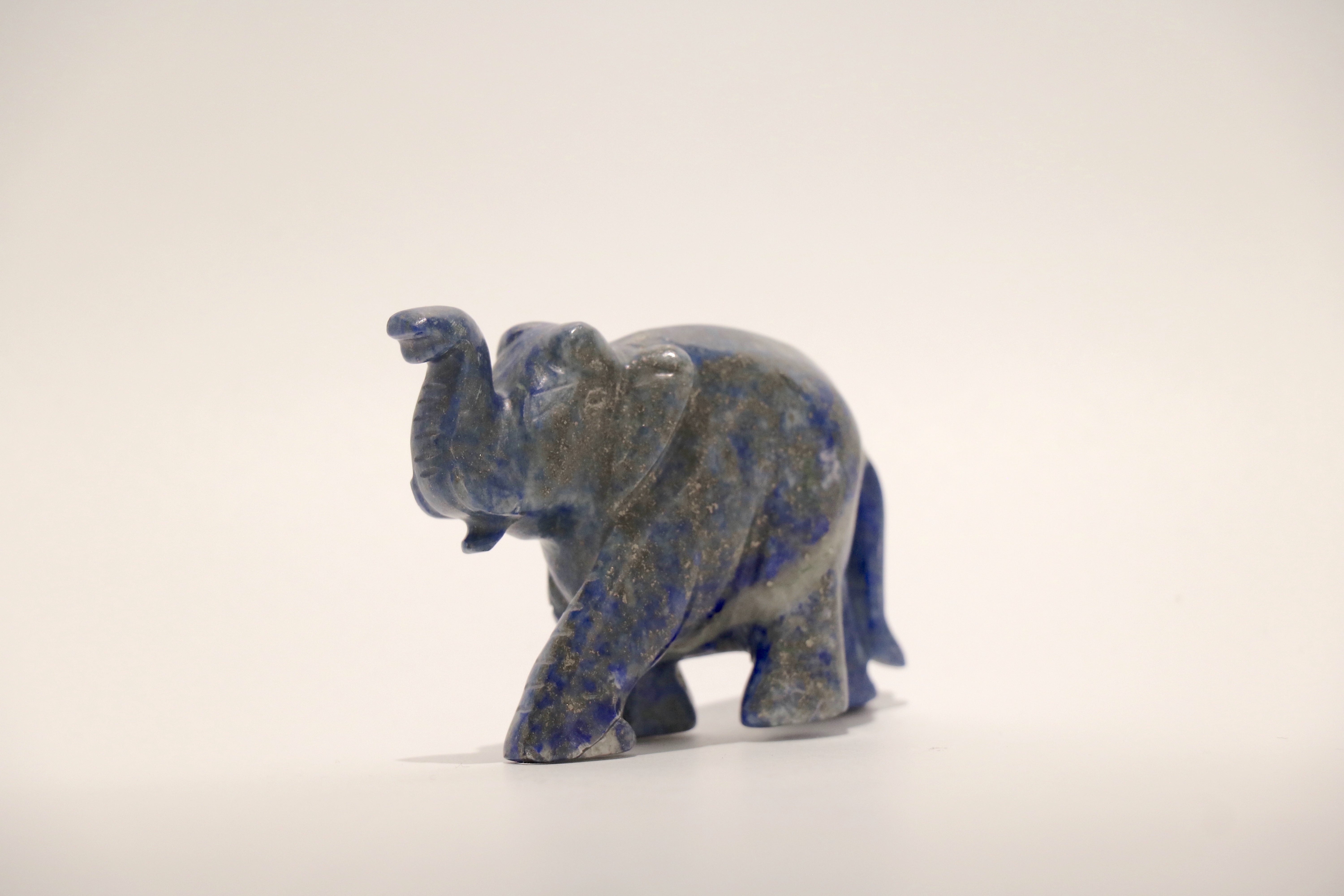 Lapis Lazuli Elephant [Pair] Natural Crystal Healing and Reiki [AAA] deals Quality