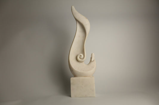 Seashell - White Marble
