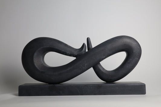 Infinite Flame - Black marble (46 cm)