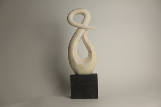 Infinity I - Black & White Marble (48 cm)