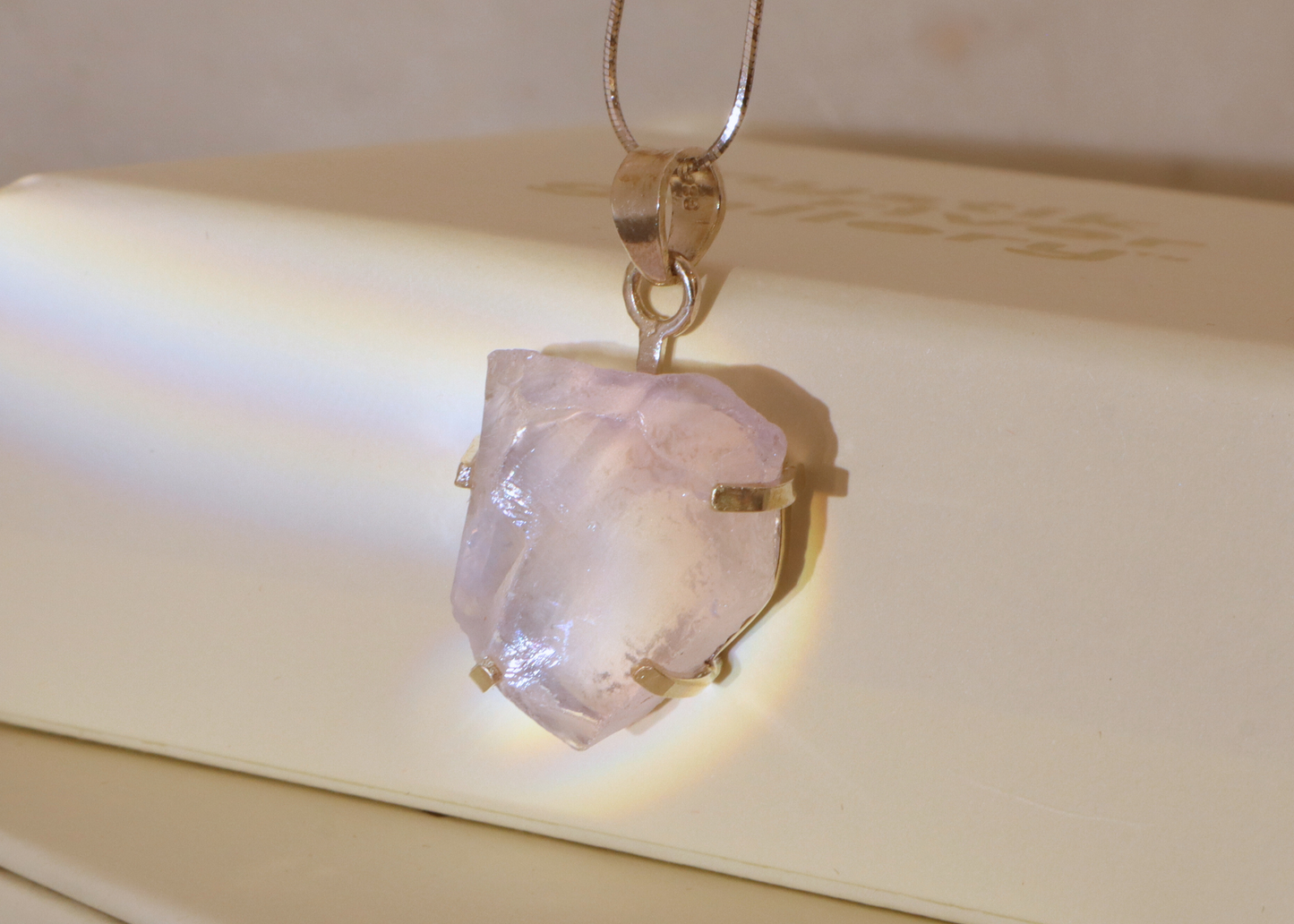 Lavender Quartz Pendant - Origin
