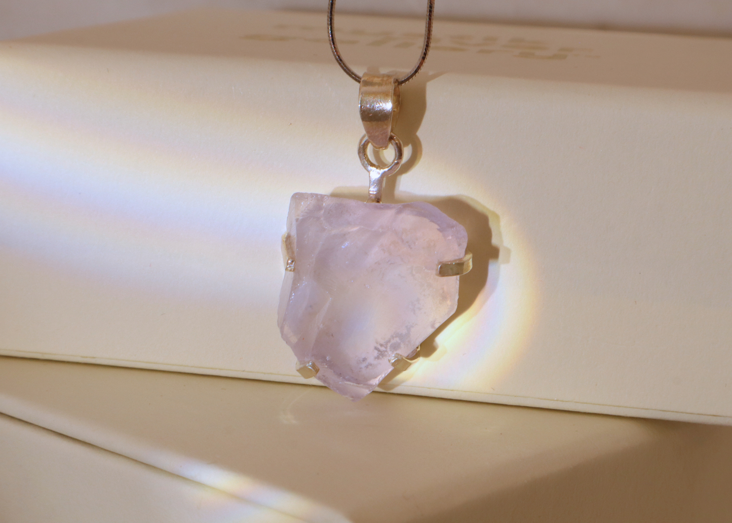 Lavender Quartz Pendant - Origin