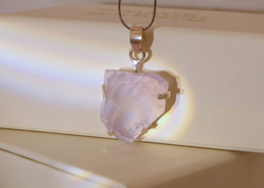 Lavender Quartz Pendant - Origin