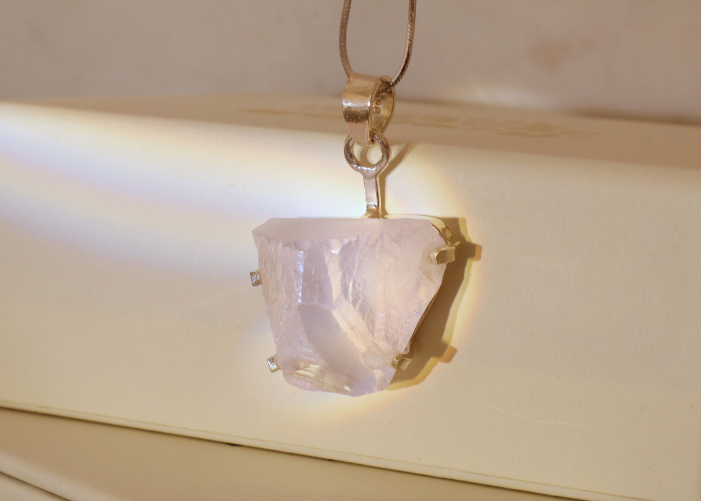 Lavender Quartz Pendant - Origin