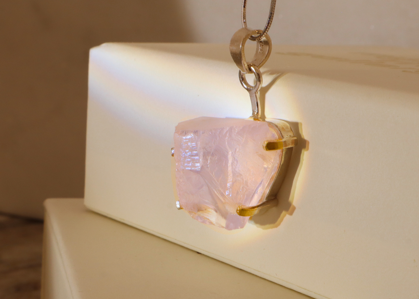 Lavender Quartz Pendant - Origin