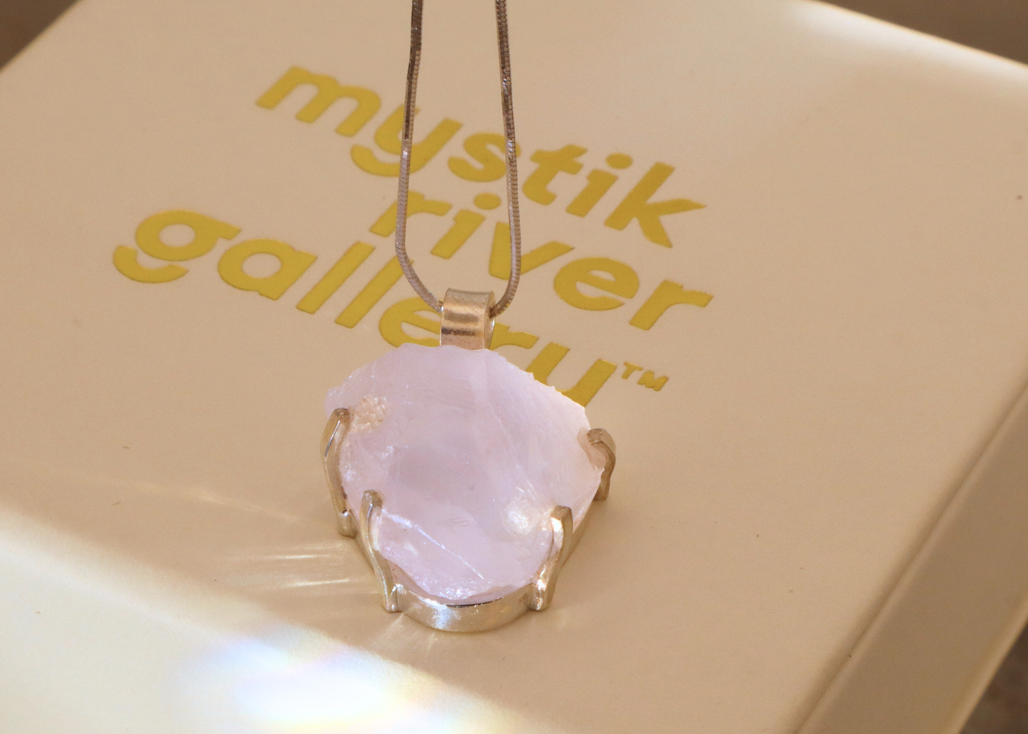 Lavender Quartz Pendant - Origin