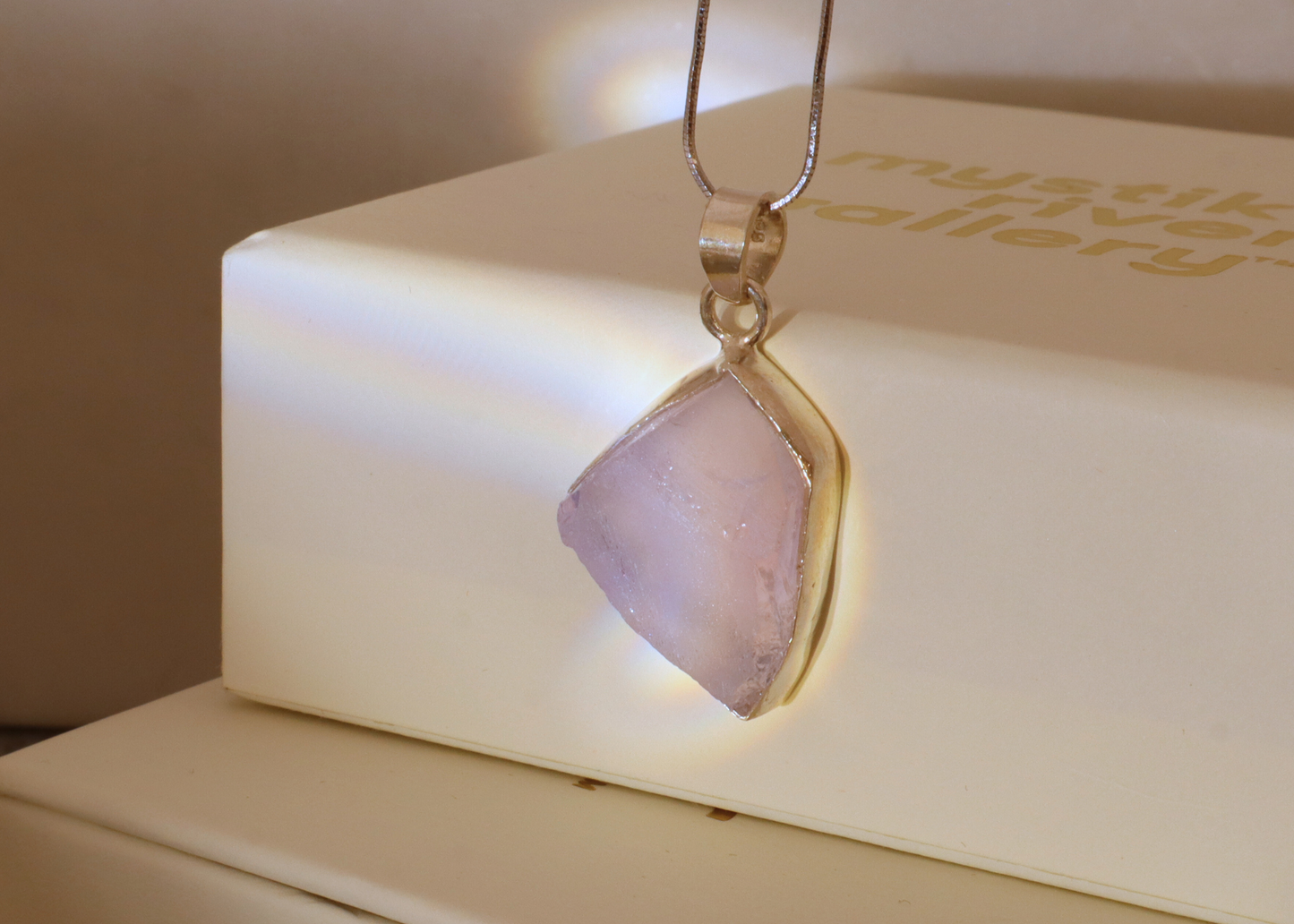 Lavender Quartz Pendant - Form