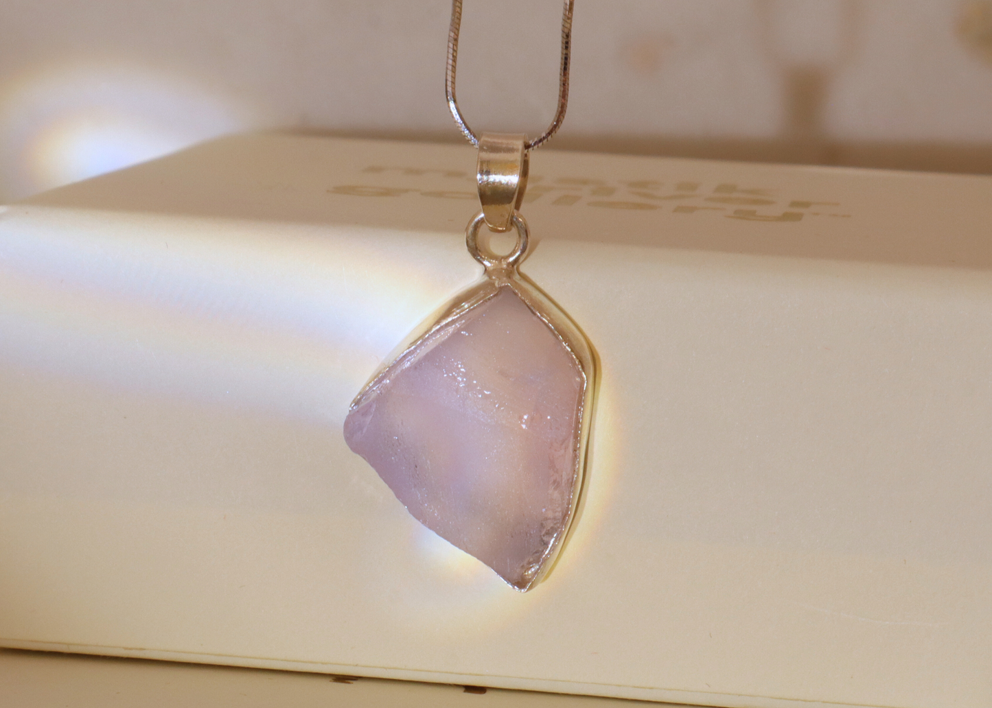 Lavender Quartz Pendant - Form