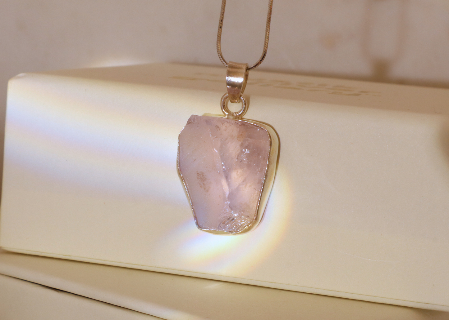 Lavender Quartz Pendant - Form