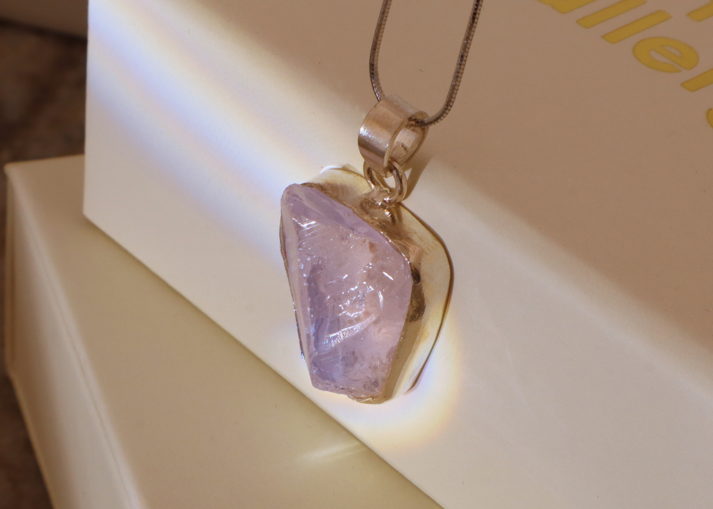 Lavender Quartz Pendant - Form