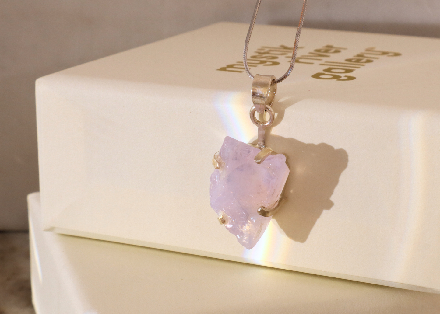 Lavender Quartz Pendant - Origin