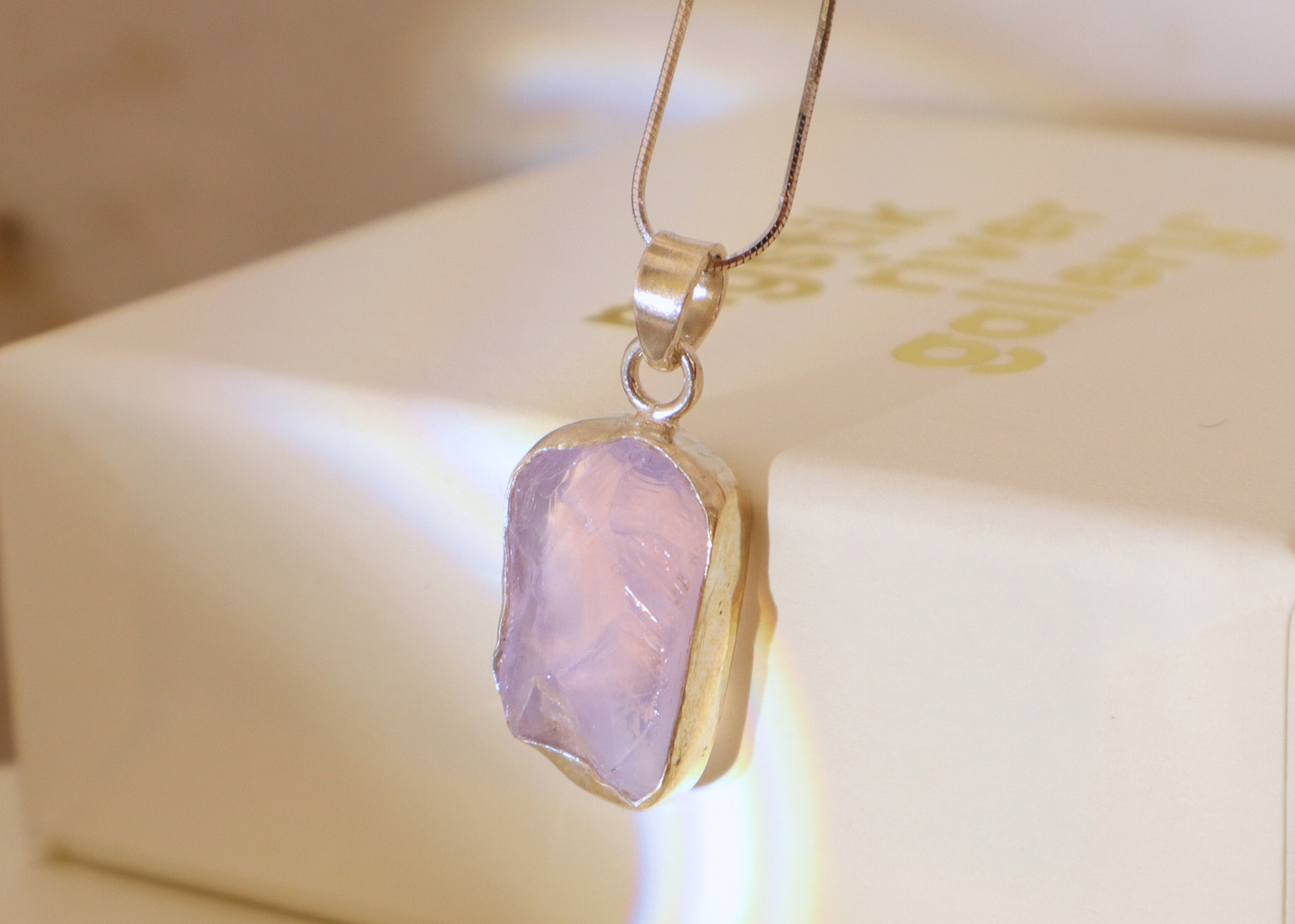 Lavender Quartz Pendant - Form