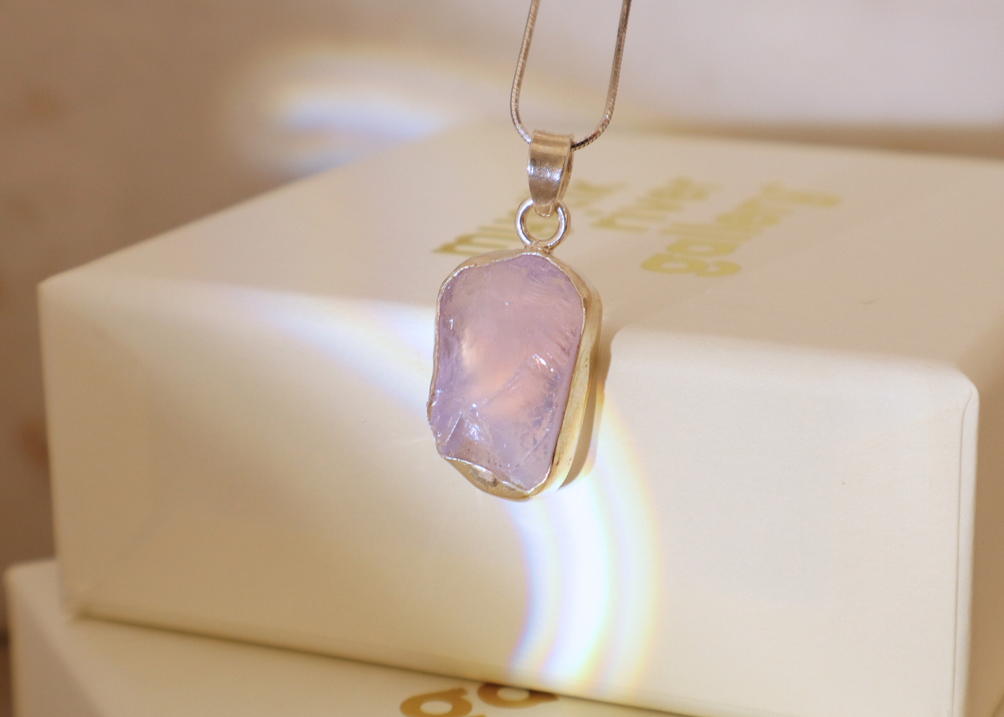 Lavender Quartz Pendant - Form