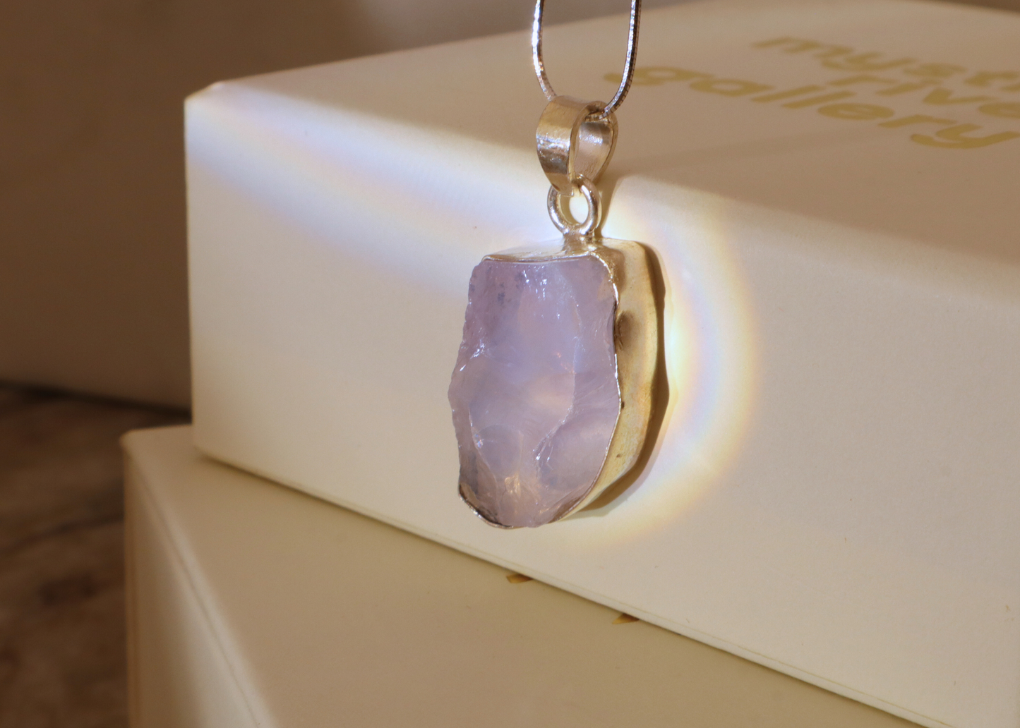 Lavender Quartz Pendant - Form