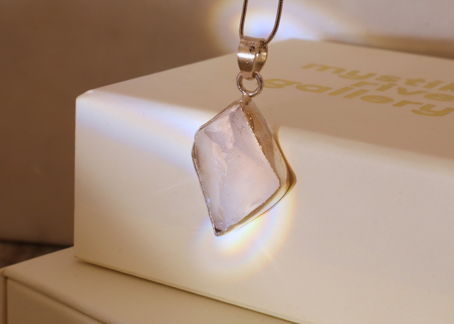 Lavender Quartz Pendant - Form