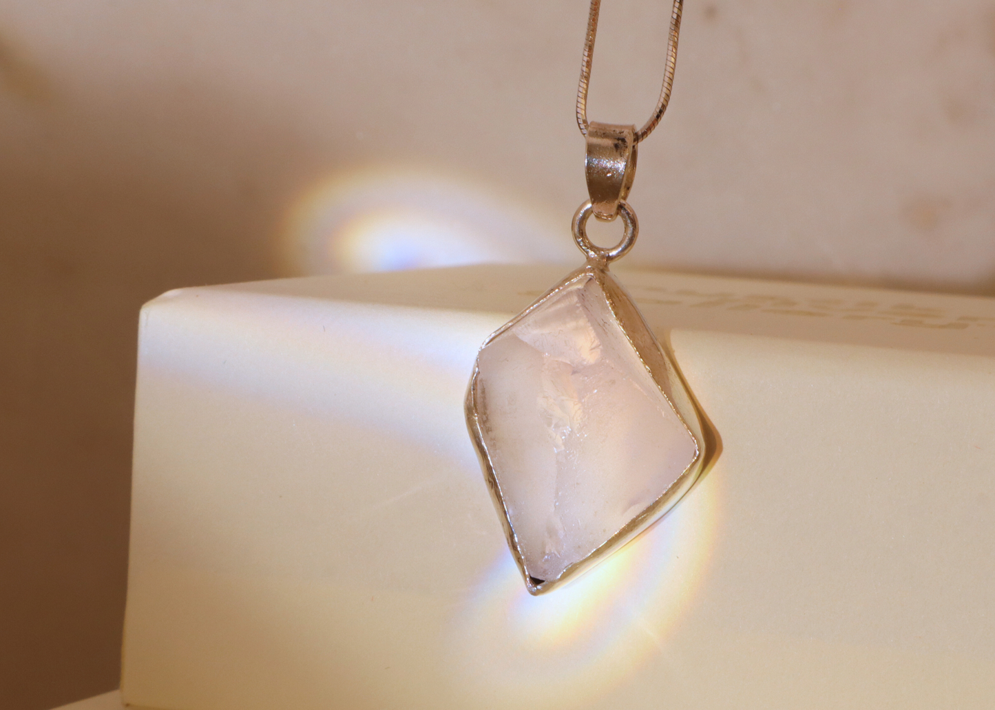 Lavender Quartz Pendant - Form