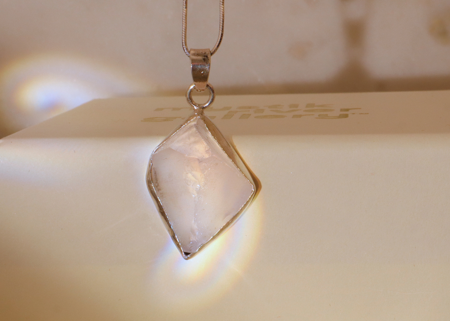 Lavender Quartz Pendant - Form