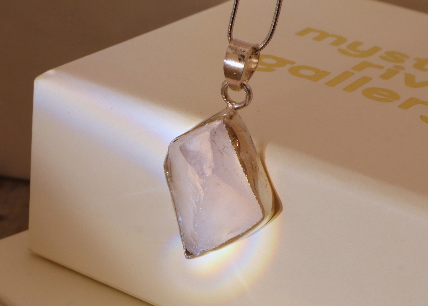 Lavender Quartz Pendant - Form